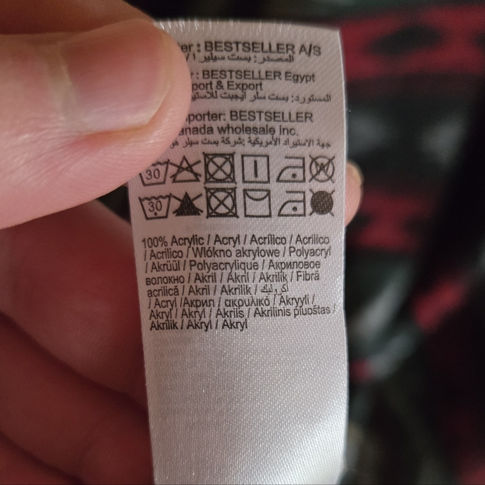 Junarose Multicolor Patterned Shawl With Fringe - image 4